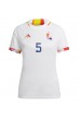 Belgia Jan Vertonghen #5 Fotballdrakt Borte Klær Dame VM 2022 Korte ermer